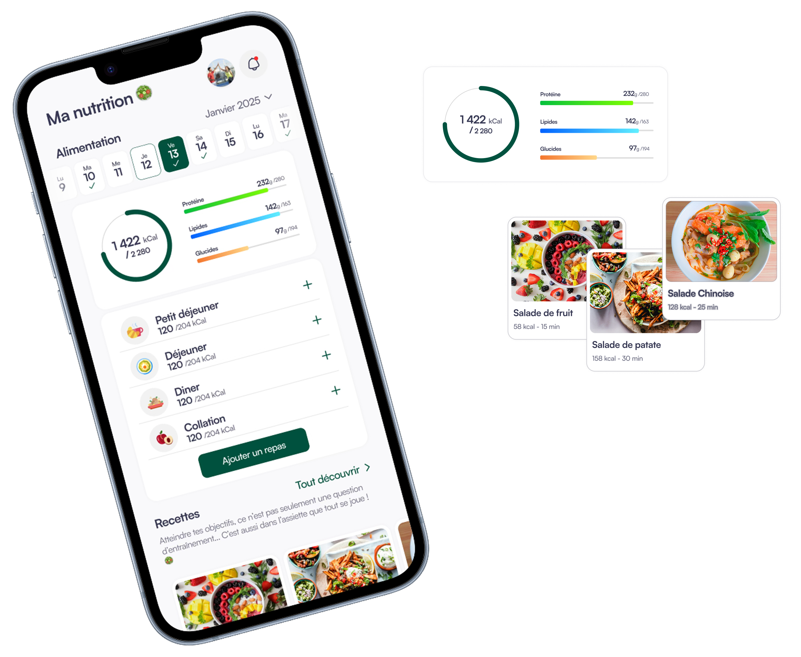Coachly Client Mobile App Functionnality Image