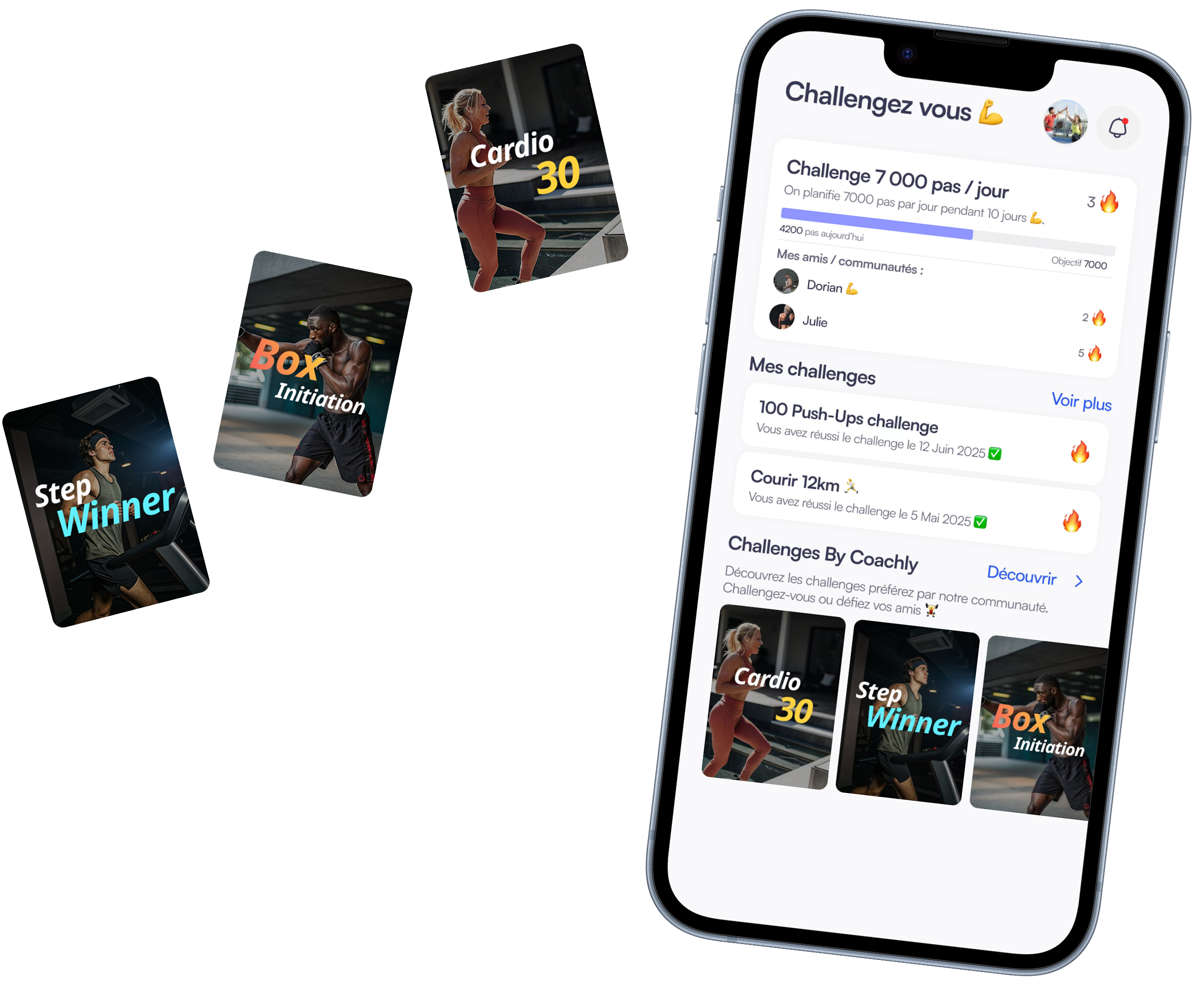 Coachly Client Mobile App Functionnality Image