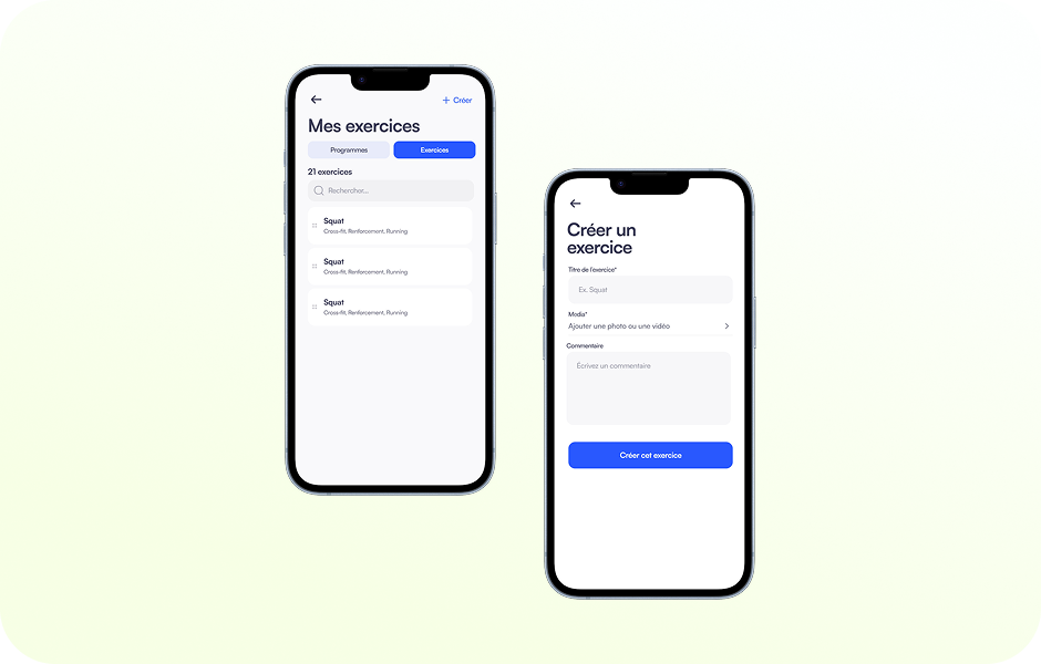 Create and use your own exercise 💪